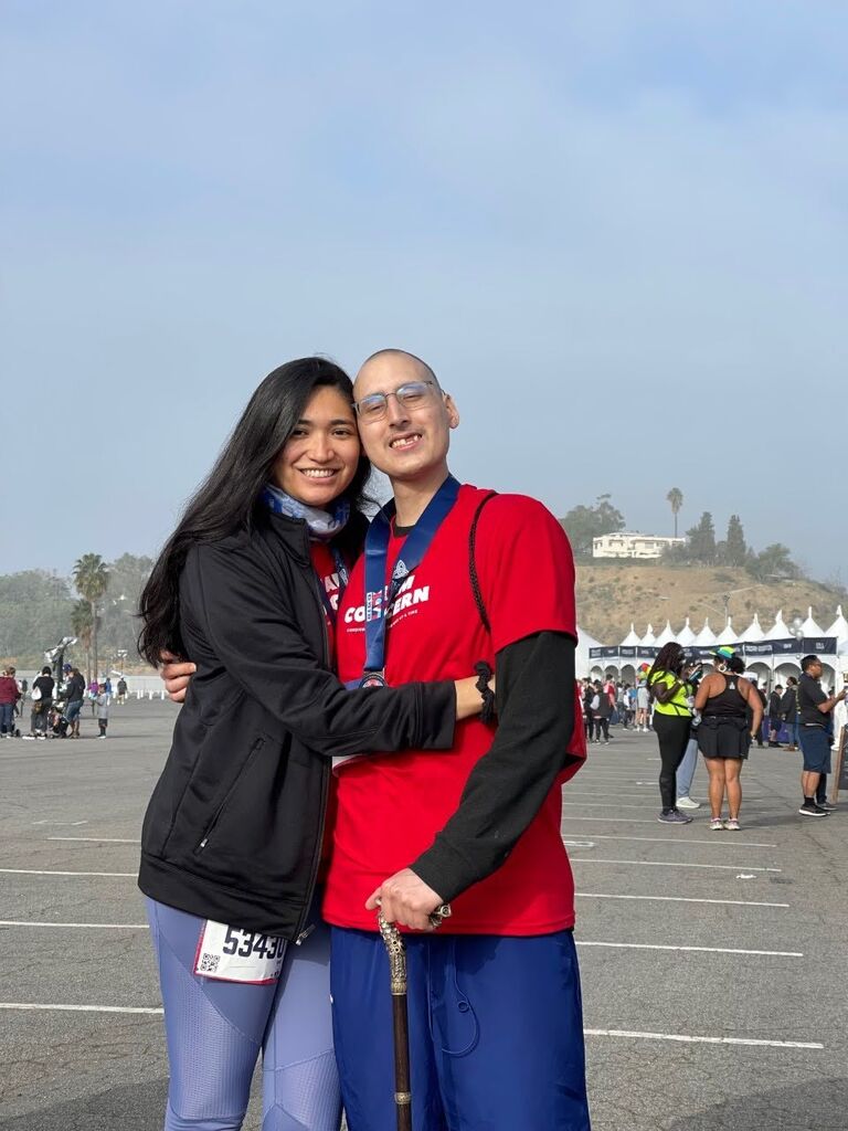 Hello everyone welcome along for the ride! This was our first ever 5k together as part of the cancer community. By this point in time, I lost my ability to run and as you can see also lost some teeth in the progress. But none of that matters cause on this day, we both managed to walk and hobble to the finish line of 3.1 miles just shy of an 1hr. An achievement we are both very proud of!