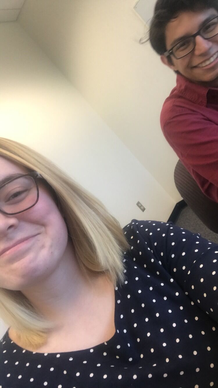 We started studying/hanging out together around this time. This is one of the first pictures we took together.