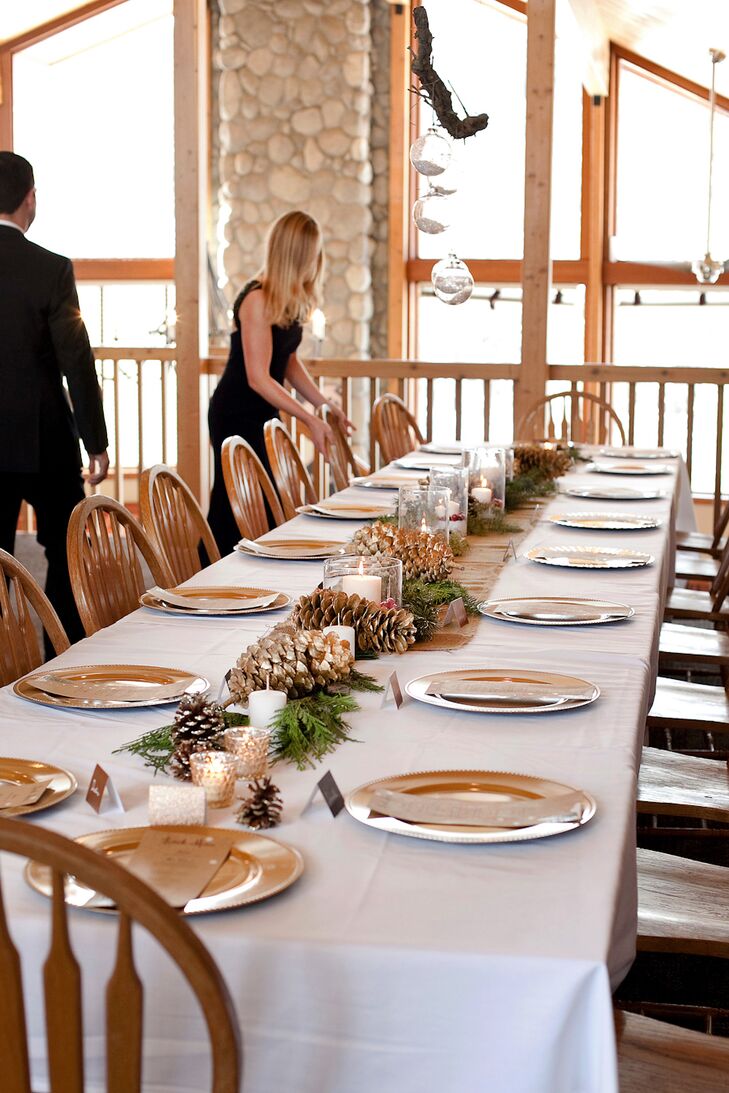 A Diy Rustic Winter Wedding At Bear Creek Lodge In Mccall Idaho 4534