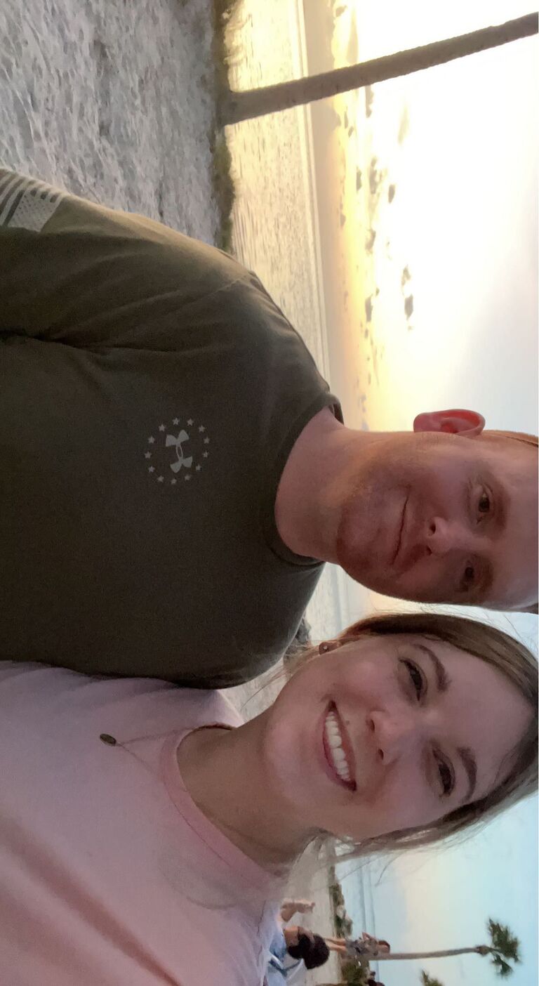 David's first time at the beach 