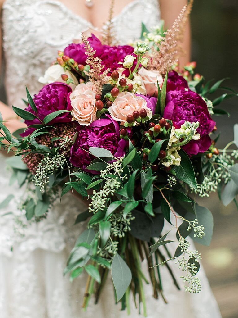 15 Beautiful Peony Wedding Bouquets The Knot 1867