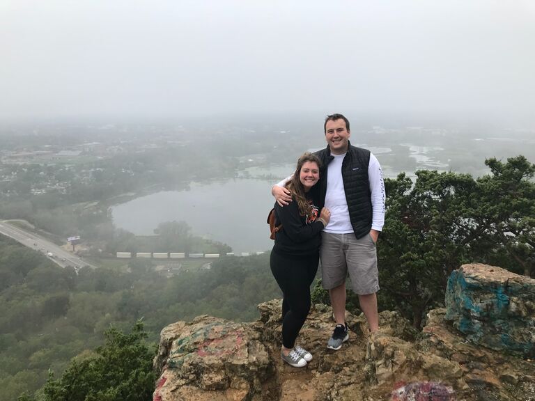 Nick shows Elaina his college town of La Crosse, Wisconsin