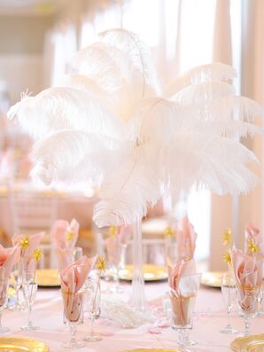 white feather arrangements