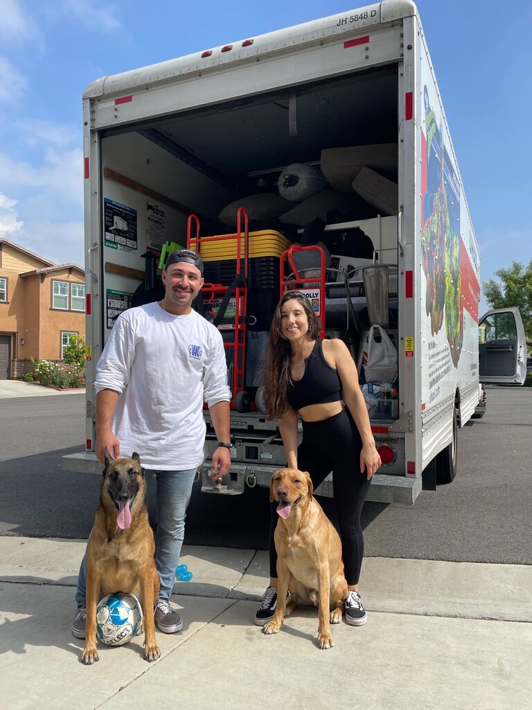 The day they moved into their first home! They were so excited to start a new chapter and begin building a home together. 