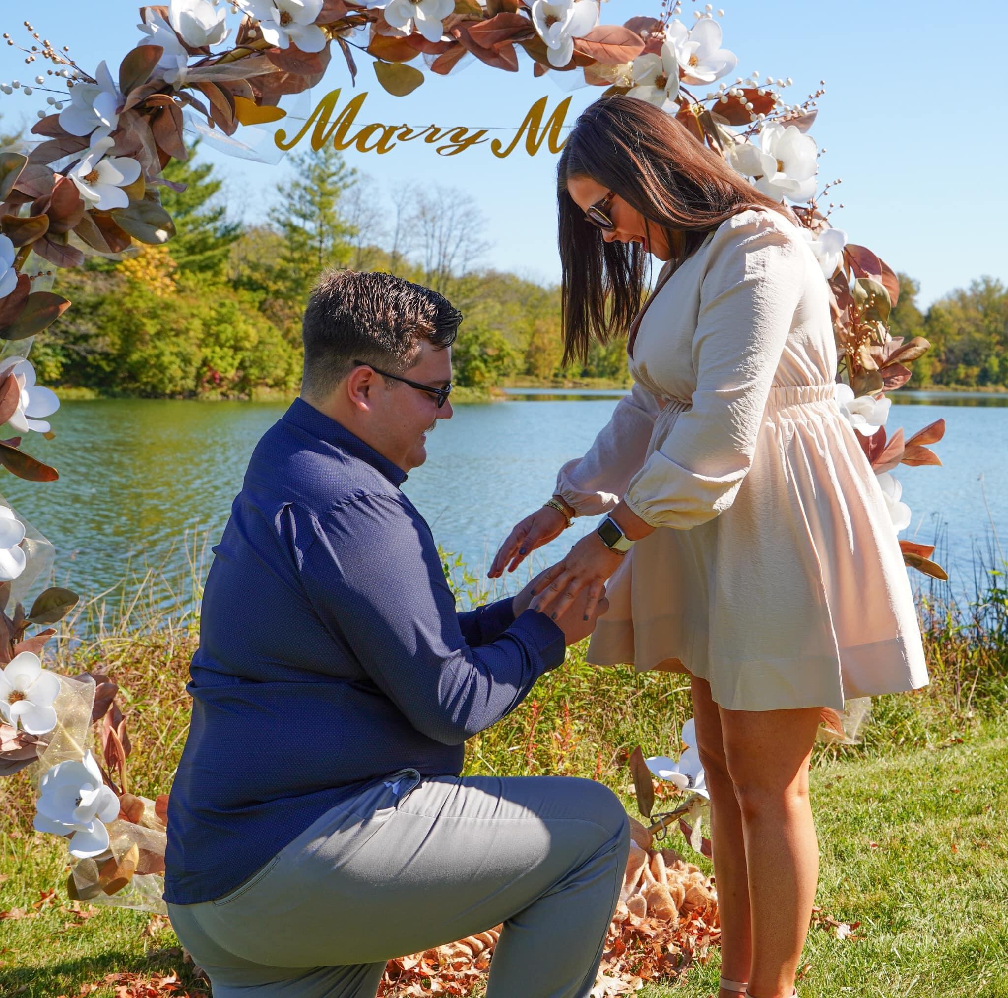 Said yes to forever together! 