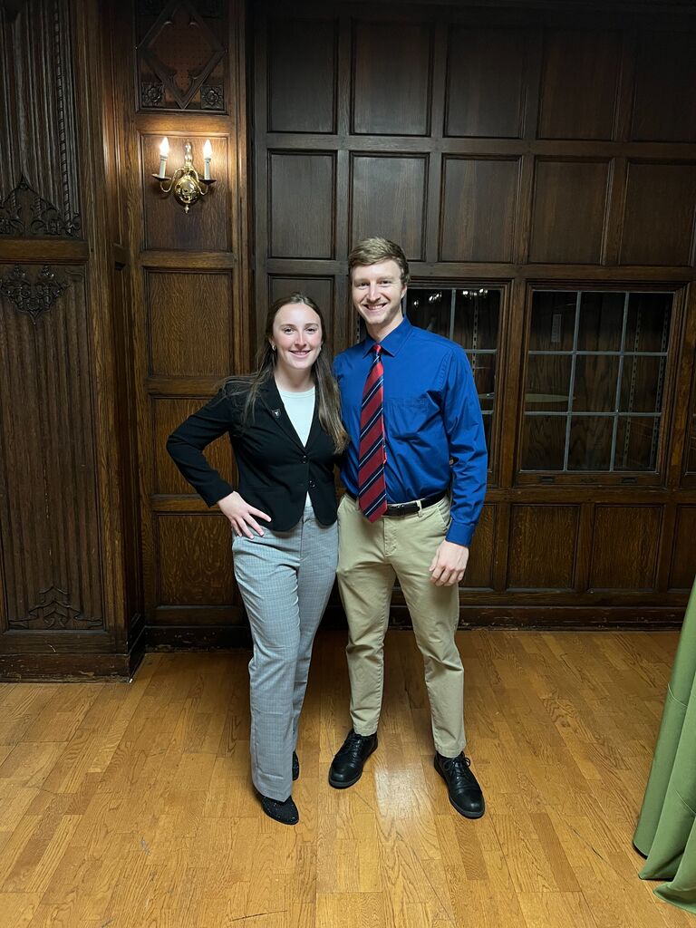 DJ went to support Sara at her Doctor of Physical Therapy Pinning Ceremony at Temple University. Right after the ceremony they rushed over to the Wells Fargo Center to go see a Panic! at the Disco perform. 
