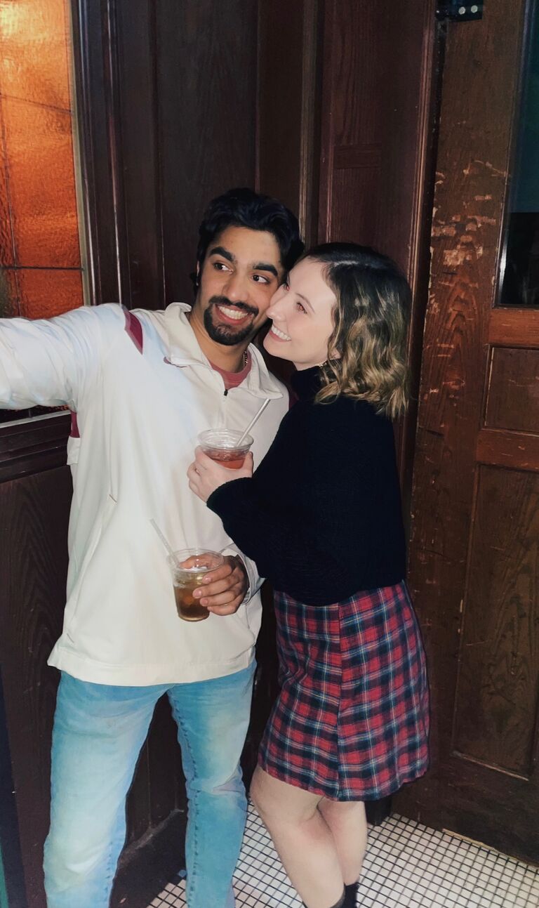 Our first official picture together as a couple!