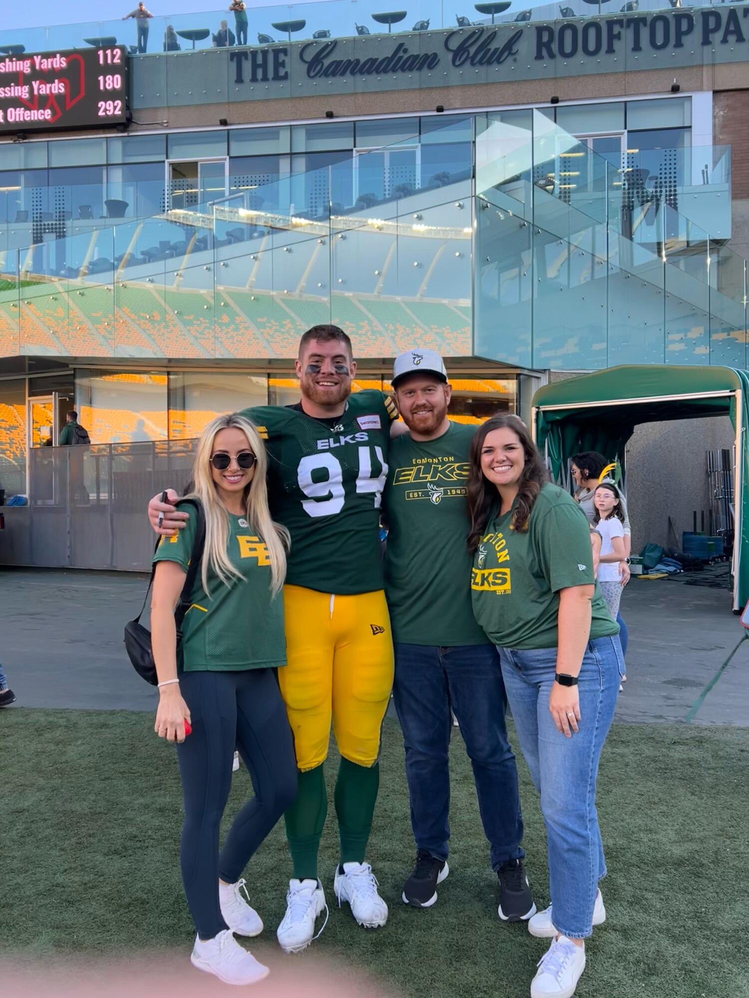 Ryan and Colleen came out to Edmonton for a game!
