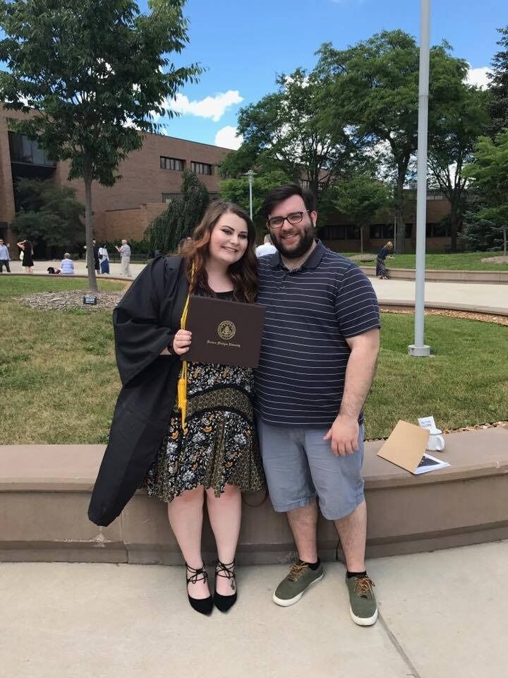 Abby's graduation from Western Michigan University (where Jared graduated the year prior).