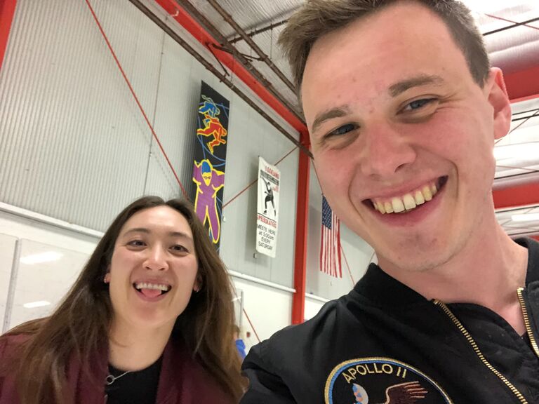 Colin and Nicole's third date at Oakland Ice Arena! (the first picture as a couple that we have a record of!)