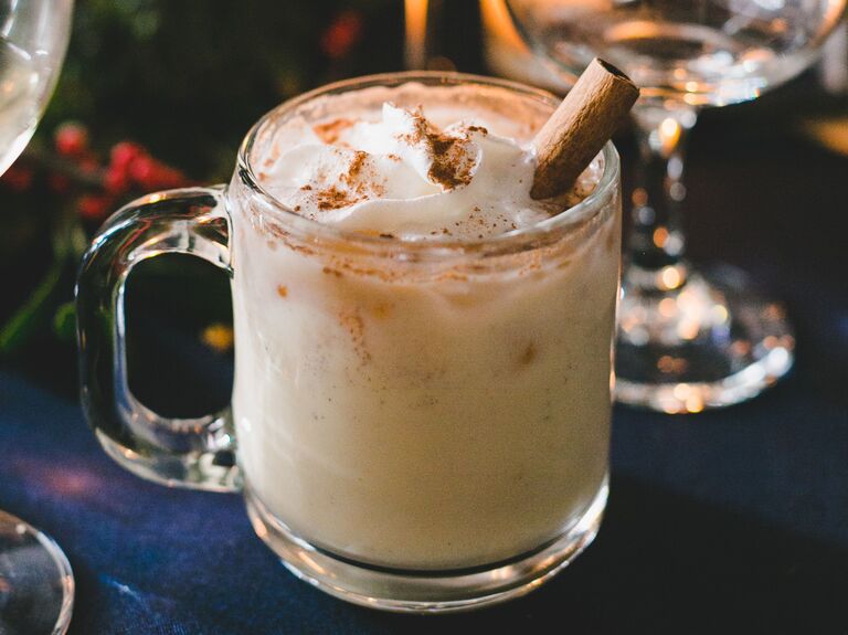 cozy winter wedding cocktails