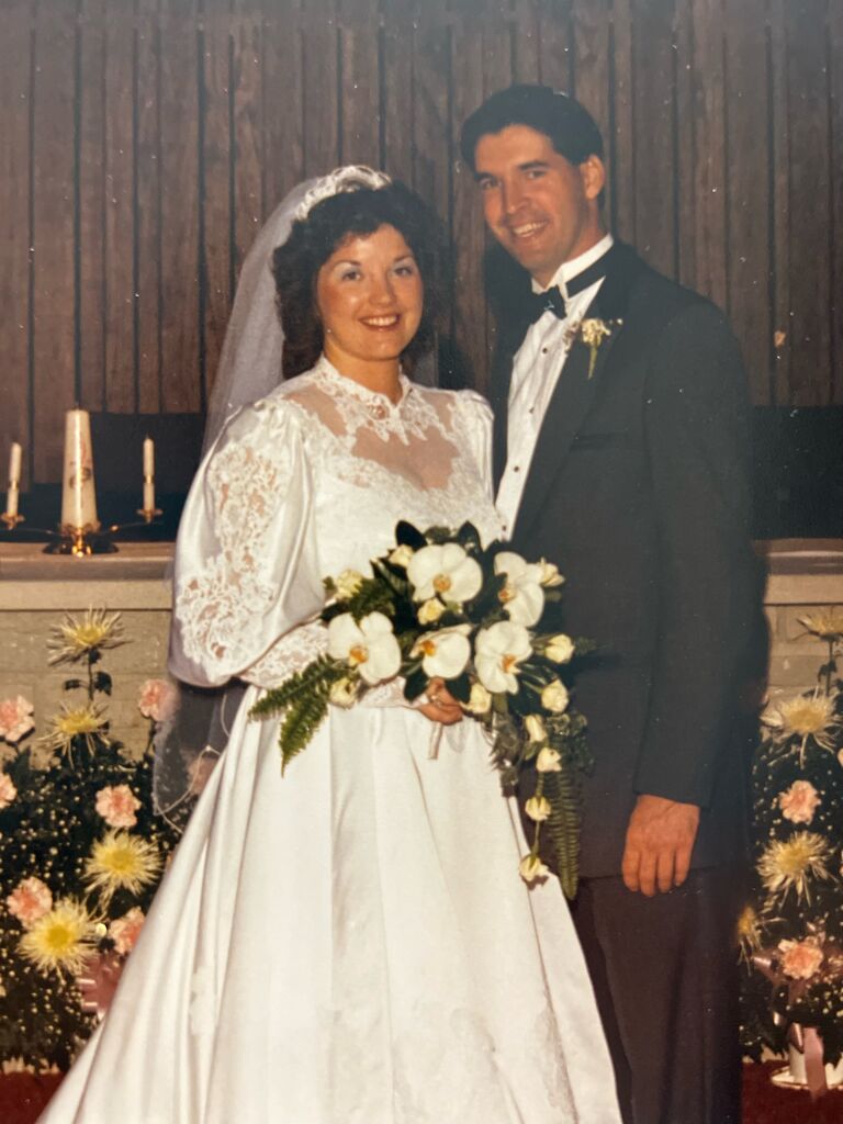 Ed and Debbie Grewach (uncle and aunt/godparents of the bride)