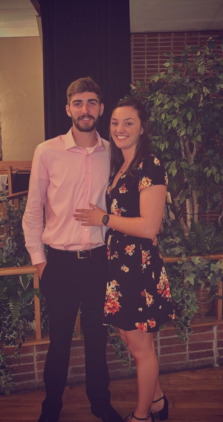 Our first wedding together. Congrats again, Erika & Zack