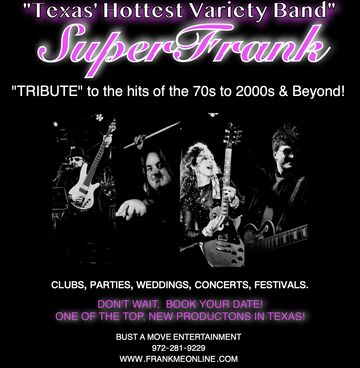 SuperFrank   "Texas' Hottest Variety Band!" - Variety Band - Fort Worth, TX - Hero Main