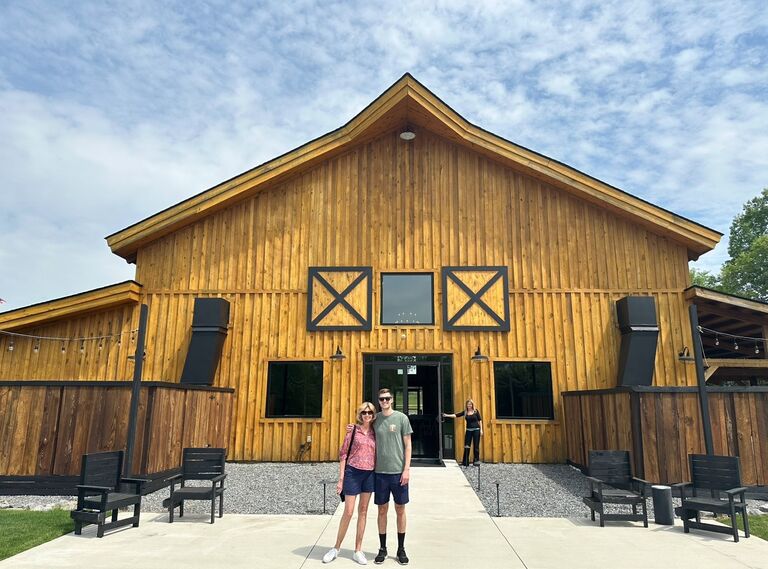 Morgan and Ryan picked the dreamiest venue, just wait until you see the bamboo forest...