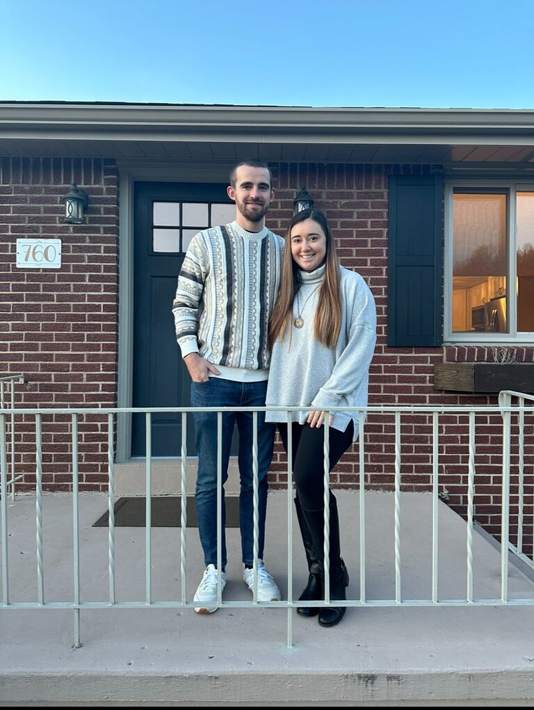 Our first home together.