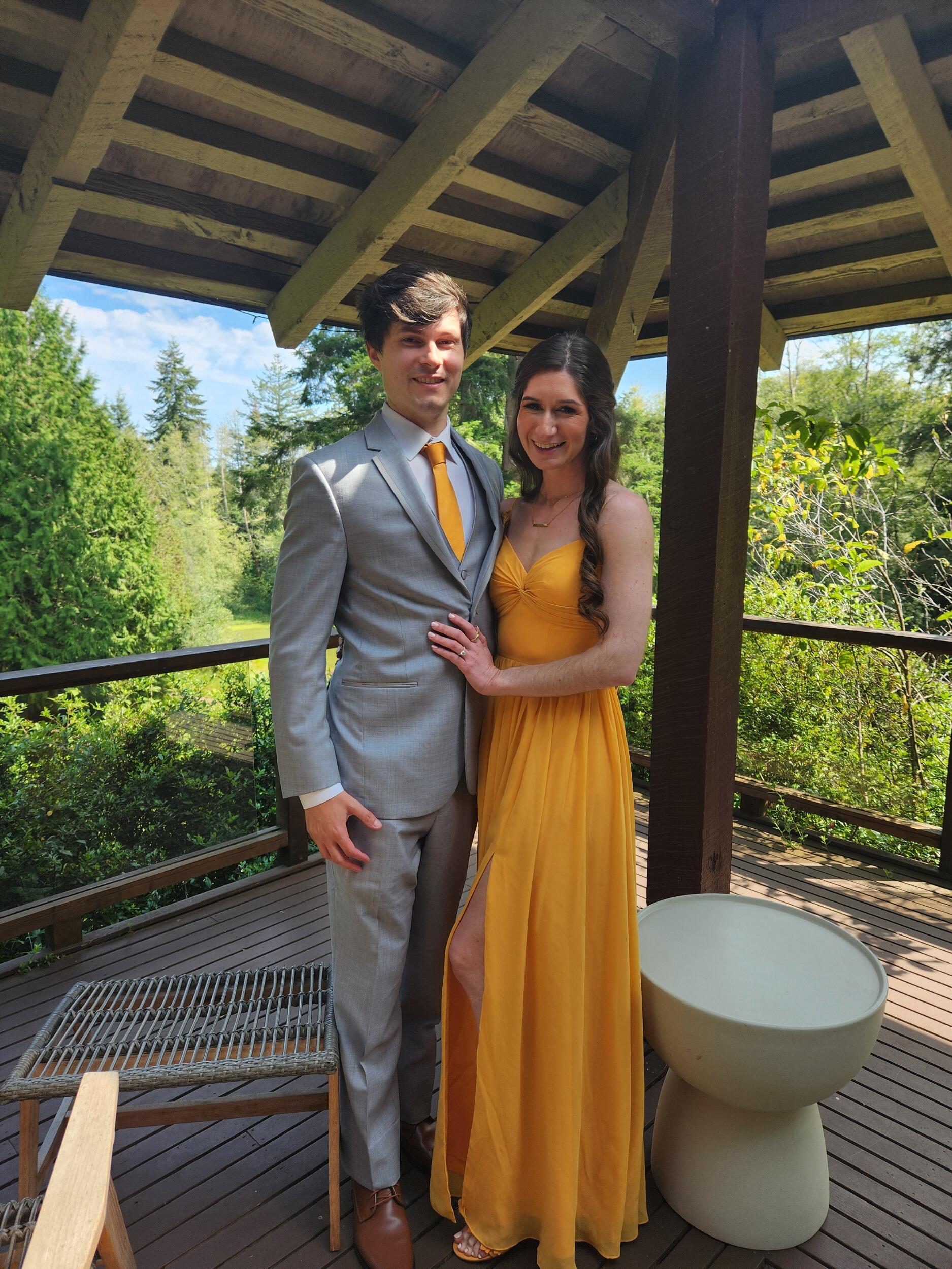 The first time Jake and Amanda walked down an aisle together was actually for Jerdon and Korina's wedding!