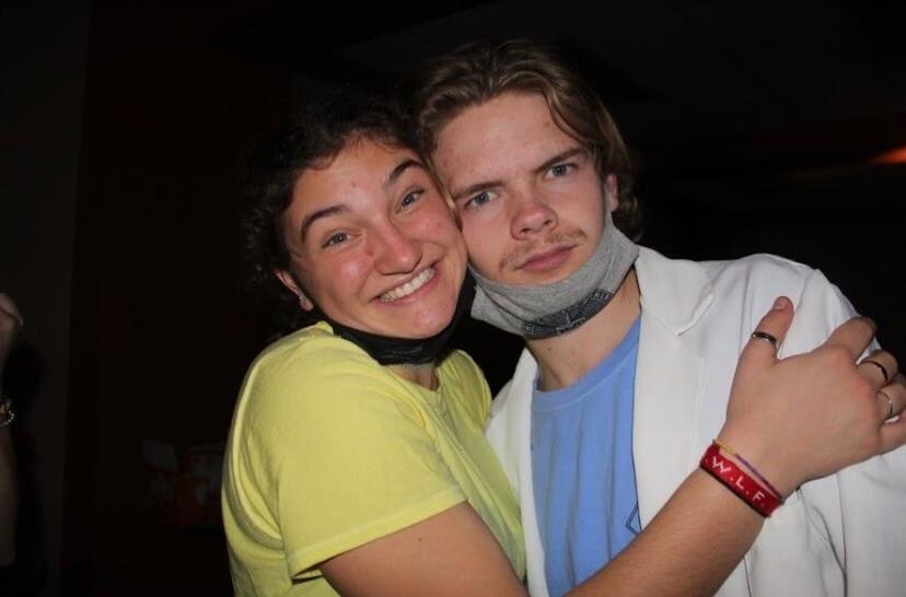 We dress up as Rick and Morty for Halloween as we attend Club Durf to celebrate our first holiday while dating. 