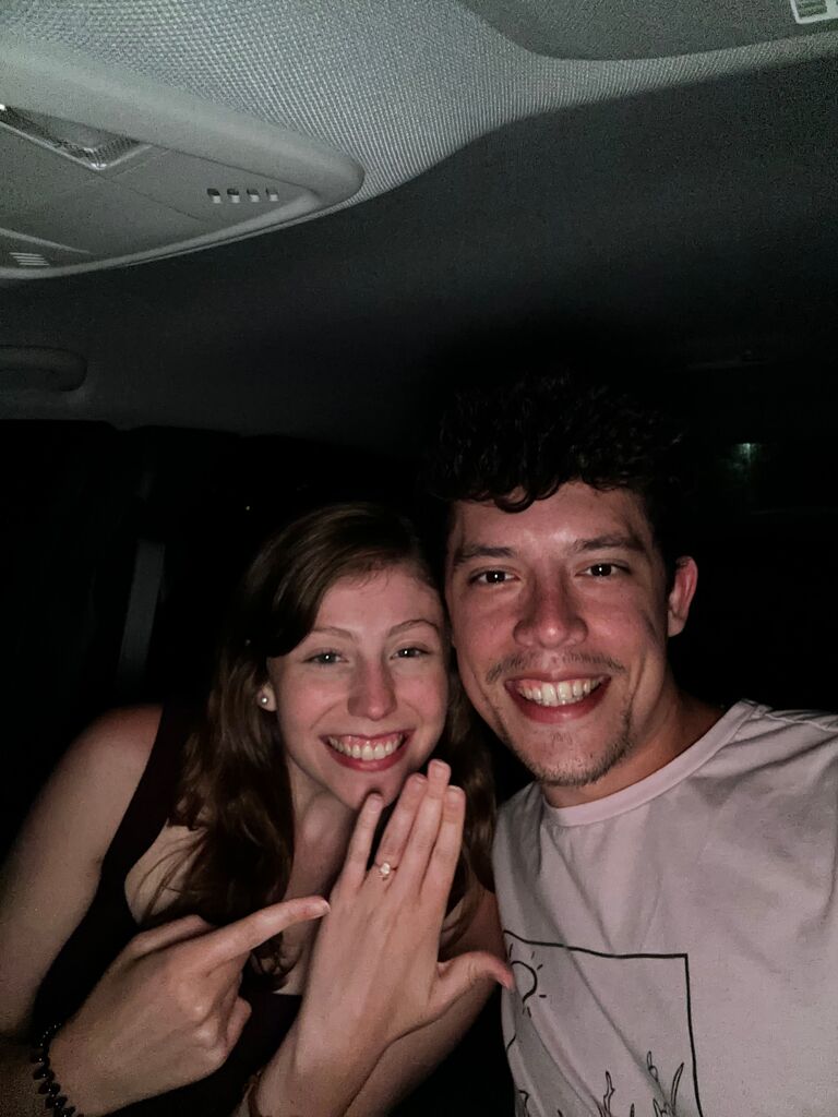 The night we got engaged in Kukui'ula, HI