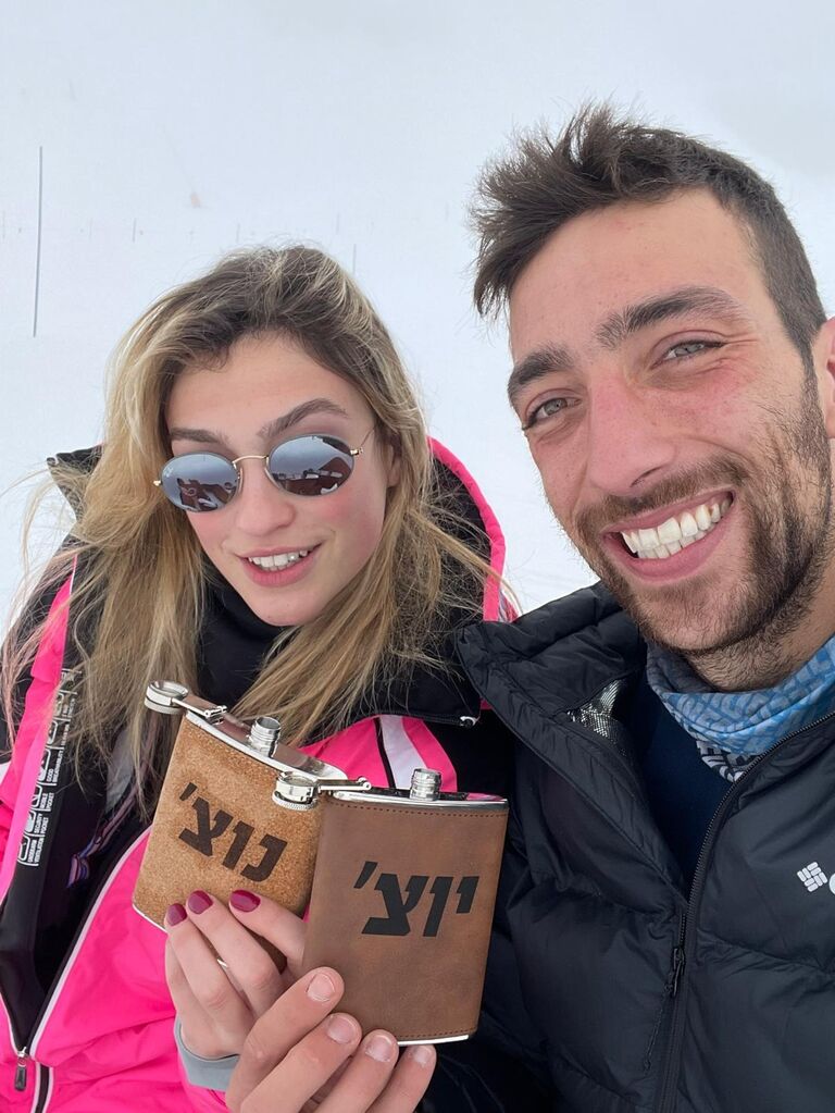 First time abroad together: Flew to Val Thorens