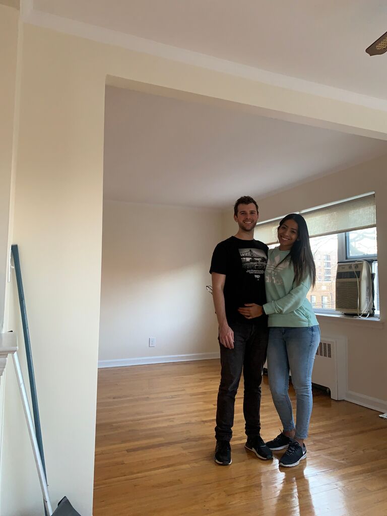 As if a major trip at the start of a global pandemic wasn’t enough, Amanda and Andrew also had plans to move in together. Apartment hunting in NYC is always a stressful experience, but this took it to a whole different level. Thankfully after a couple of excursions out and a little luck, they found their perfect place and started to build a home together. They immediately loved their new life together, exploring the neighborhood, finding the hidden gems and favorite haunts to call their own and learning more about each other's little quirks and habits. It was through this they really started to see what a whole life together could look like and the vision was wonderful!
