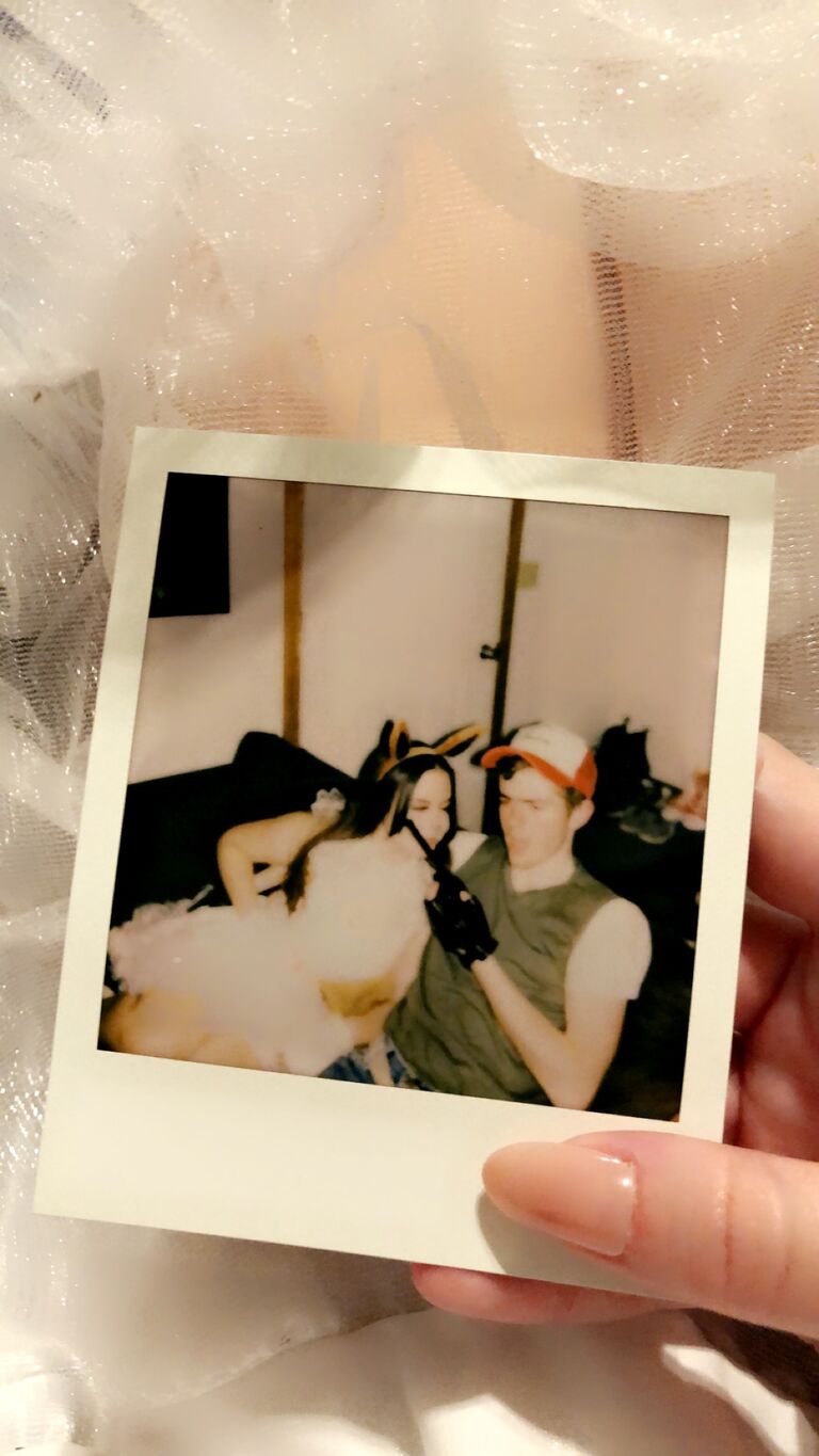The first halloween together! In 2021 and every year since, they have dressed up as loved video game characters. 