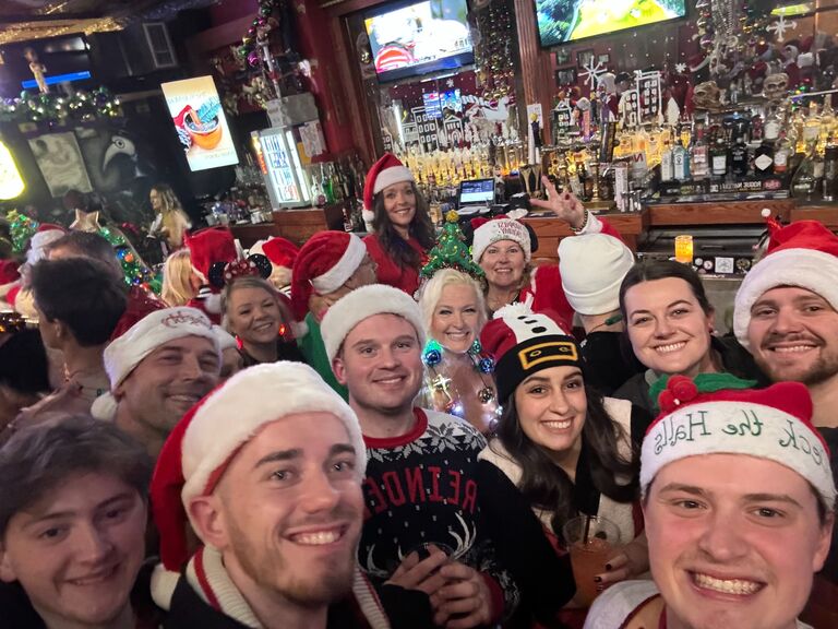 Group photo at Santa Con!