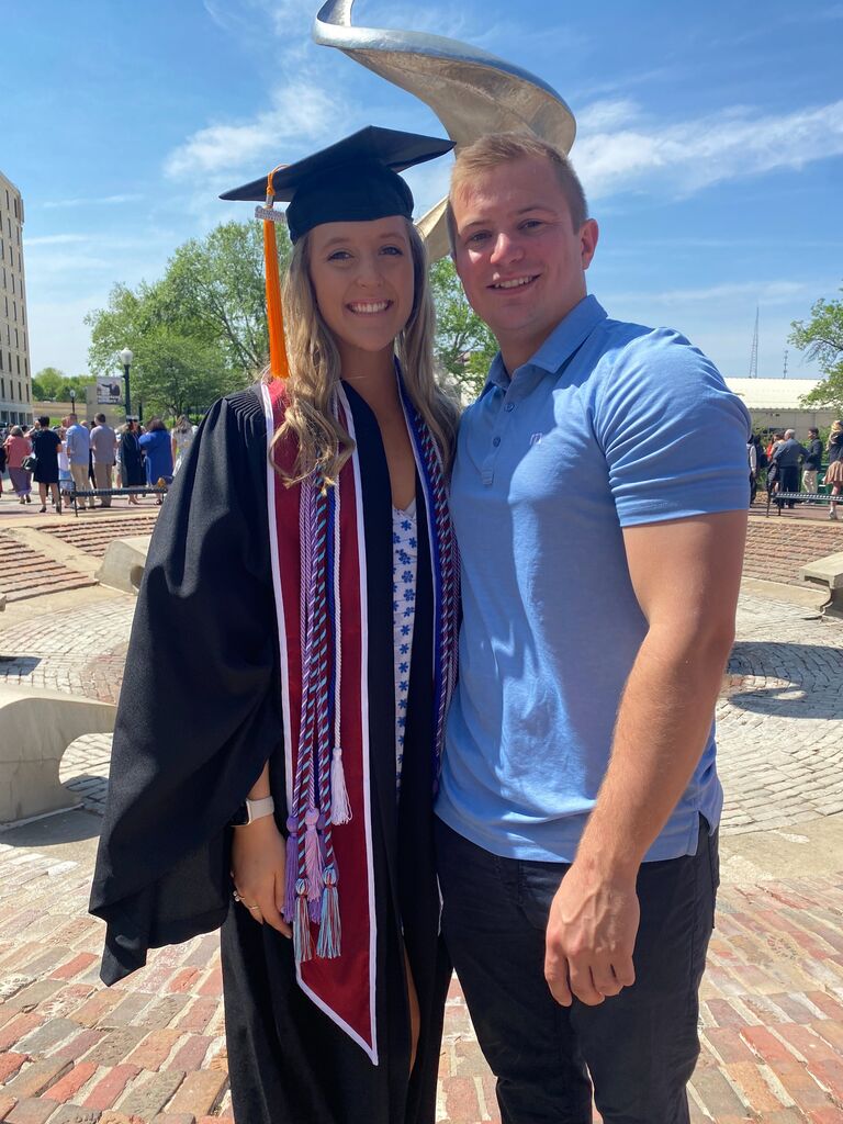 Hannah graduates nursing school