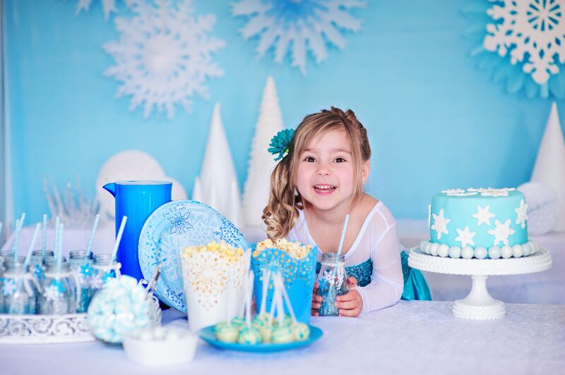 Disney Princess party ideas - Frozen winter wonderland