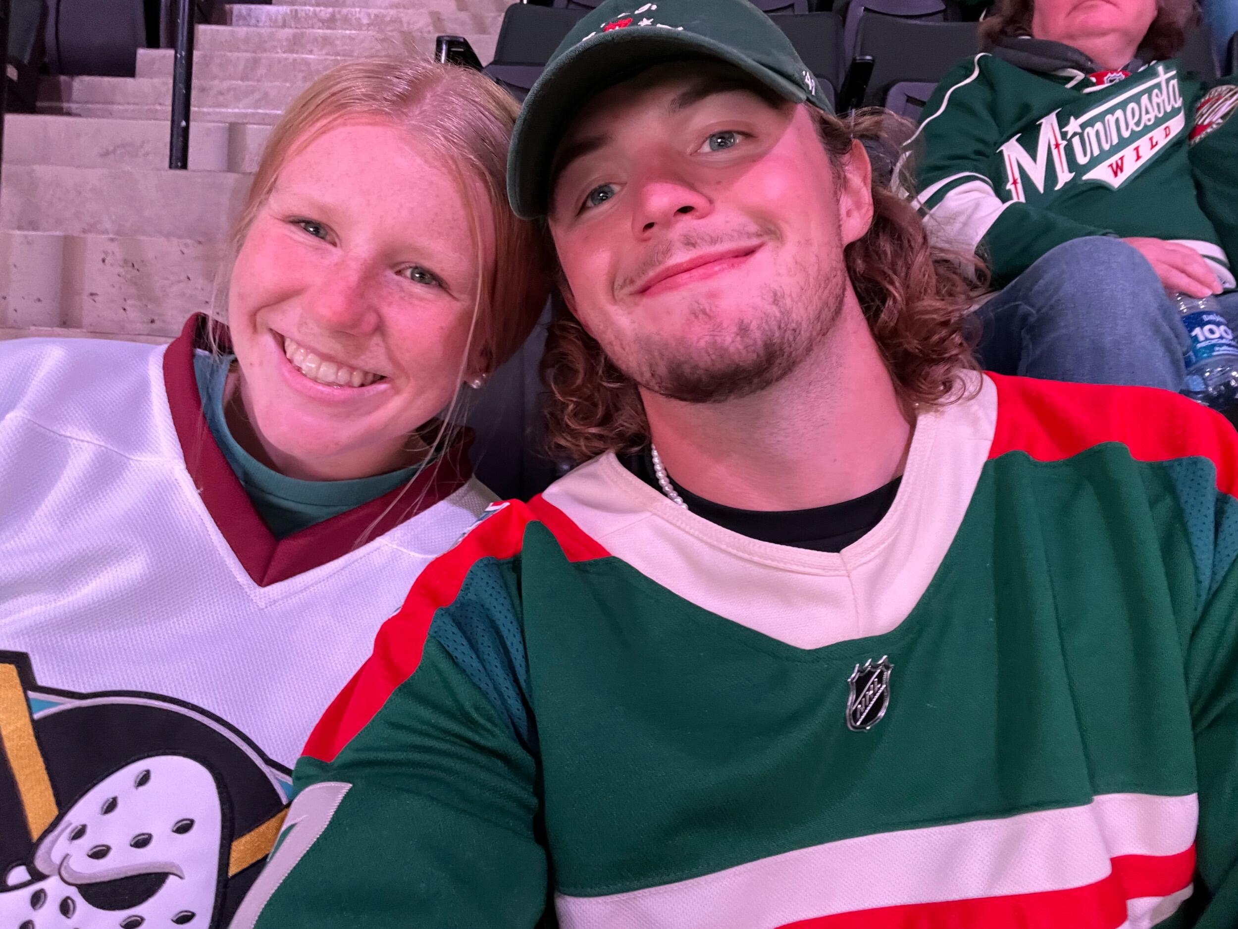 Brooke’s first Wild Game! We saw a fight!!