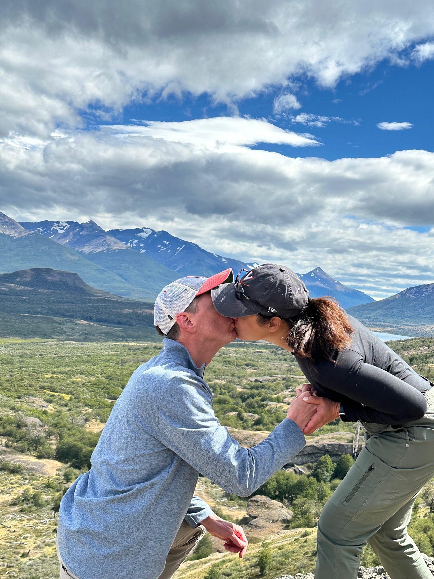 Andrew proposed in beautiful Chilean Patagonia! 