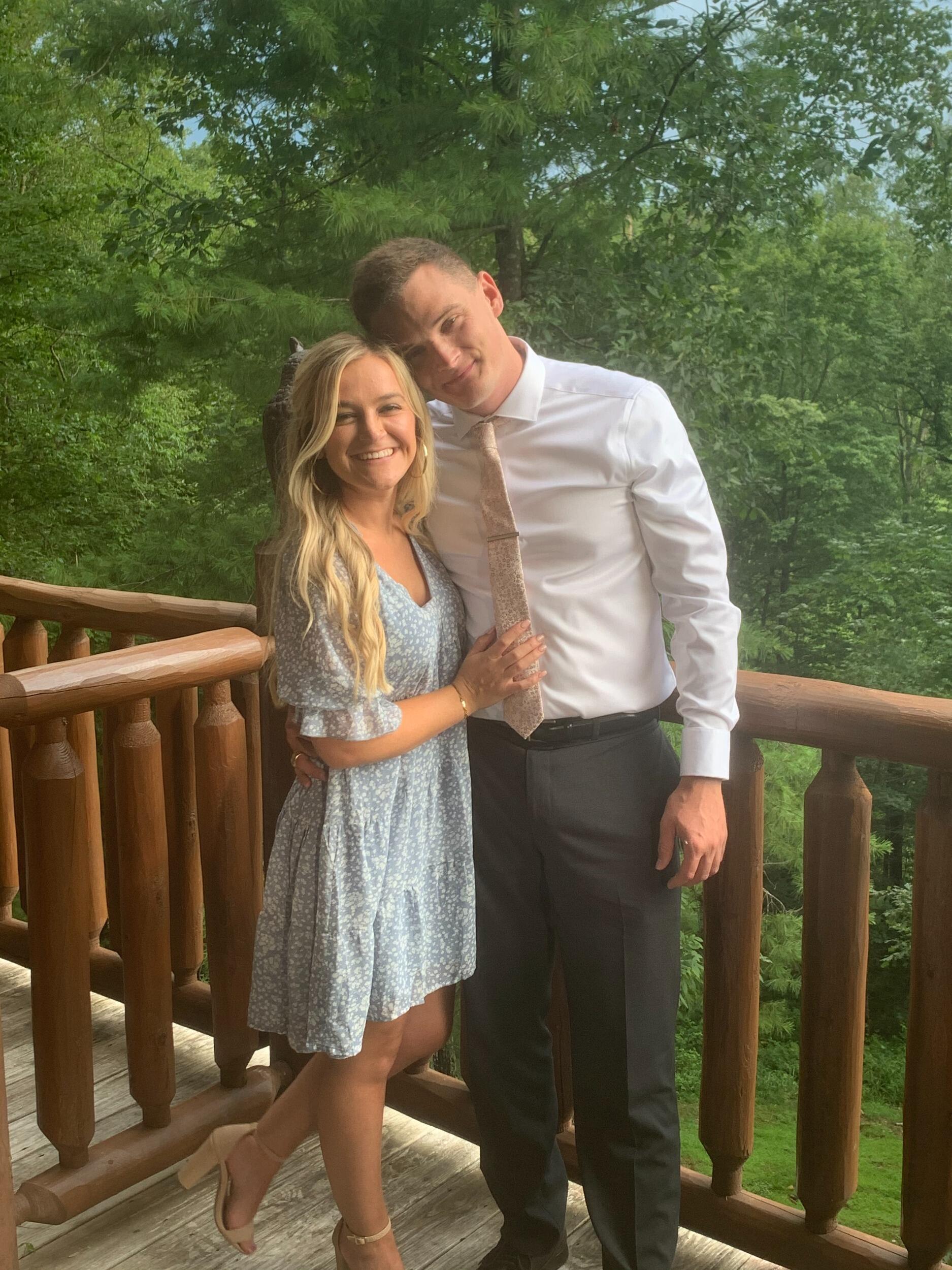 Us in Red River Gorge, KY celebrating Joe's brother, Jimmy, and his wife, Rachel, getting married!