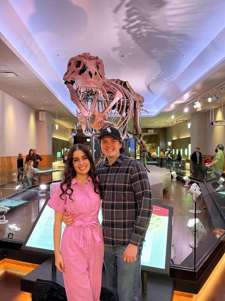 Grace's 26th birthday (our first birthday celebration together) was spent at the Shedd Aquarium... with an unexpected bonus trip to the Field Museum. The perk of being teachers is free admissions to museums!