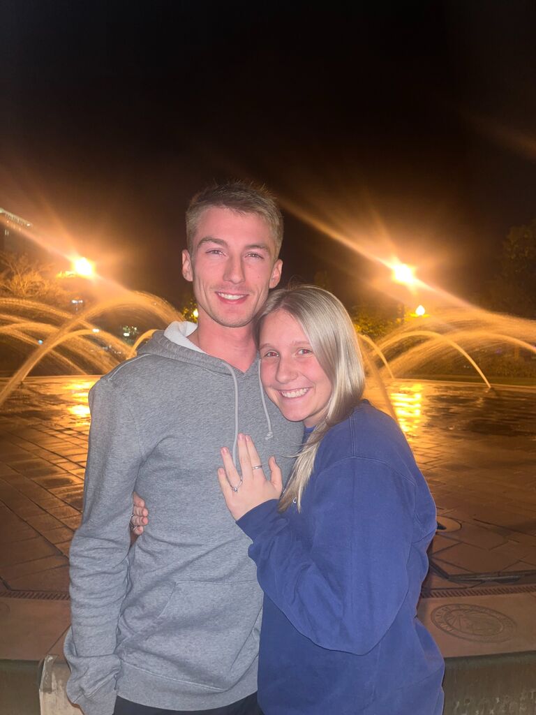 Getting engaged after 2 years together! 