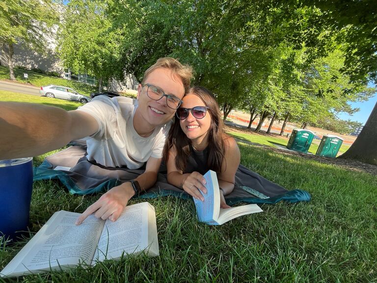 Reading after Allison's study abroad trip