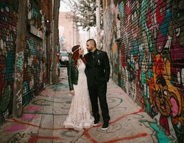 Kansas wedding couple