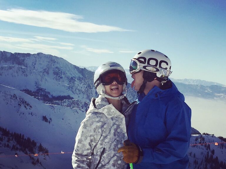 Viv’s first time in Snowbird with Michael’s family