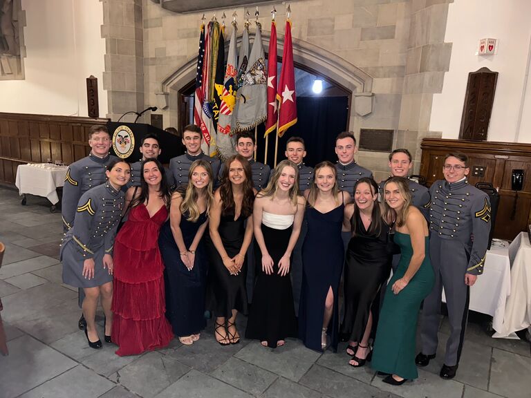 The Indy girls returned to West Point for Katie's junior year class banquet- 500th Night, a commemoration of the class having 500 nights until graduation.