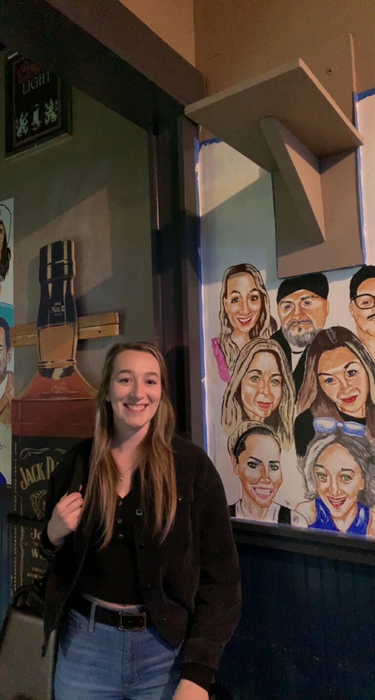 Emily made it on the wall at The Back Door (RIP The Back Door)