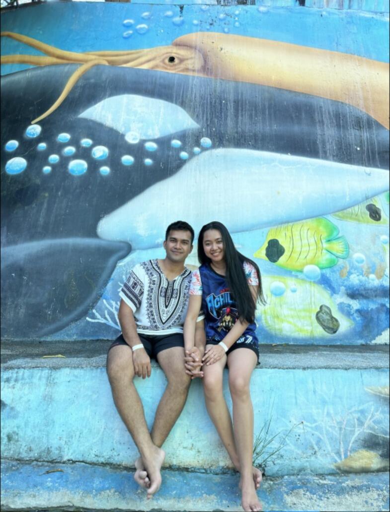 1st swimming together with friends
