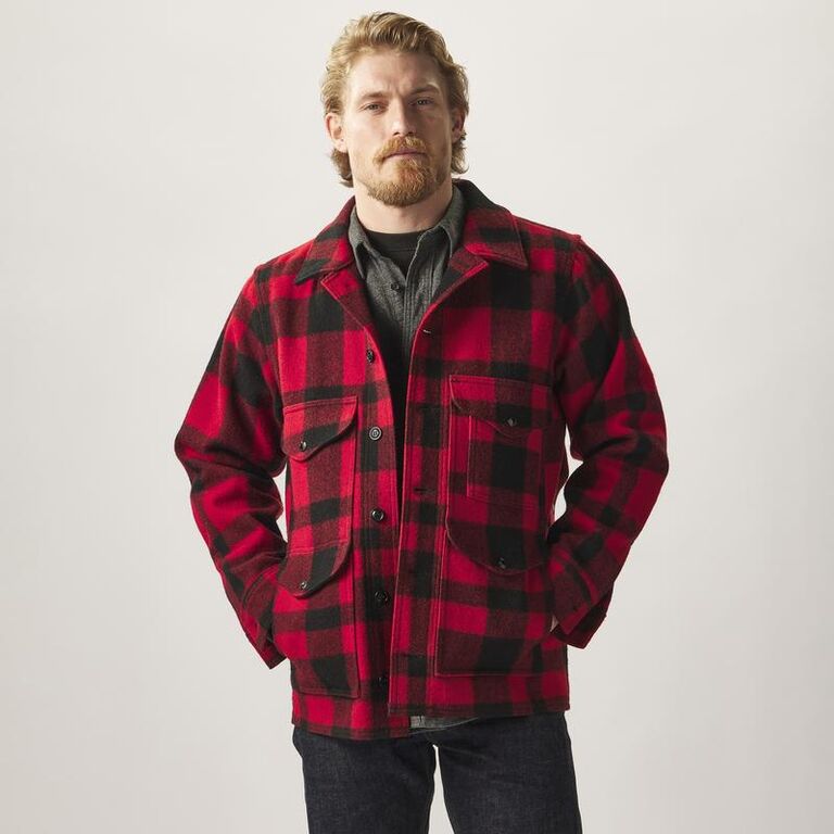 Flannel wool jacket anniversary gift