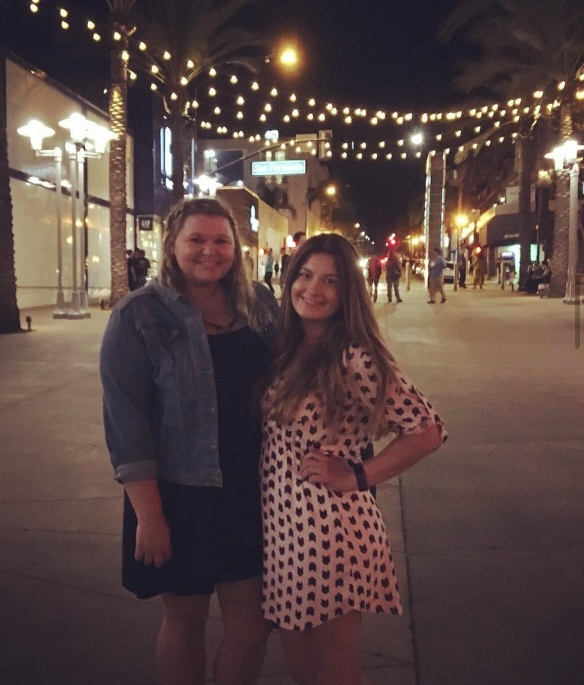 Celebrating our SECOND anniversary together! We celebrated in downtown Burbank and then we went to the giant two floor TJ Maxx!