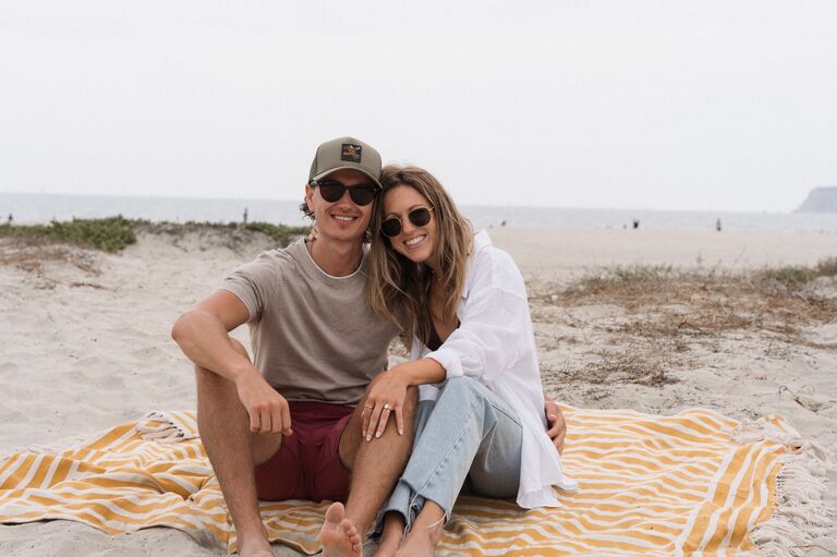 The day we got engaged! Connor popped the question in San Diego on Coronado Island.
