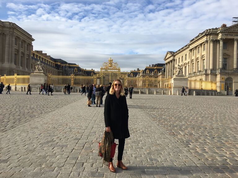 That October, Sarah went to work in France...
