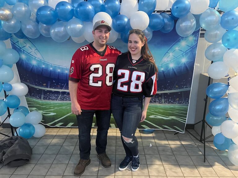 Chris's favorite holiday- Super Bowl Sunday