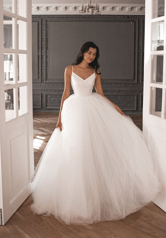 Olivia Bottega Shimmering Soft Tulle Wedding Dress Kerry Wedding Dress ...