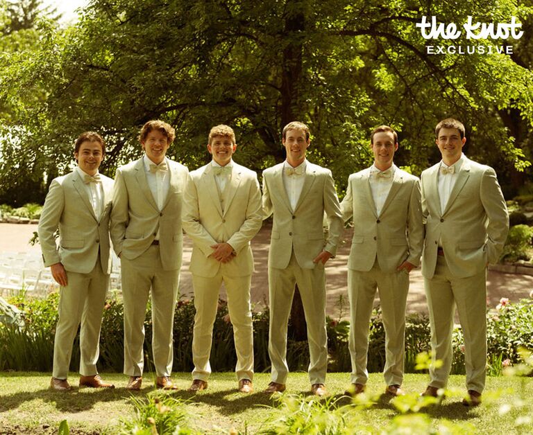 Tommy Winkler with his groomsmen