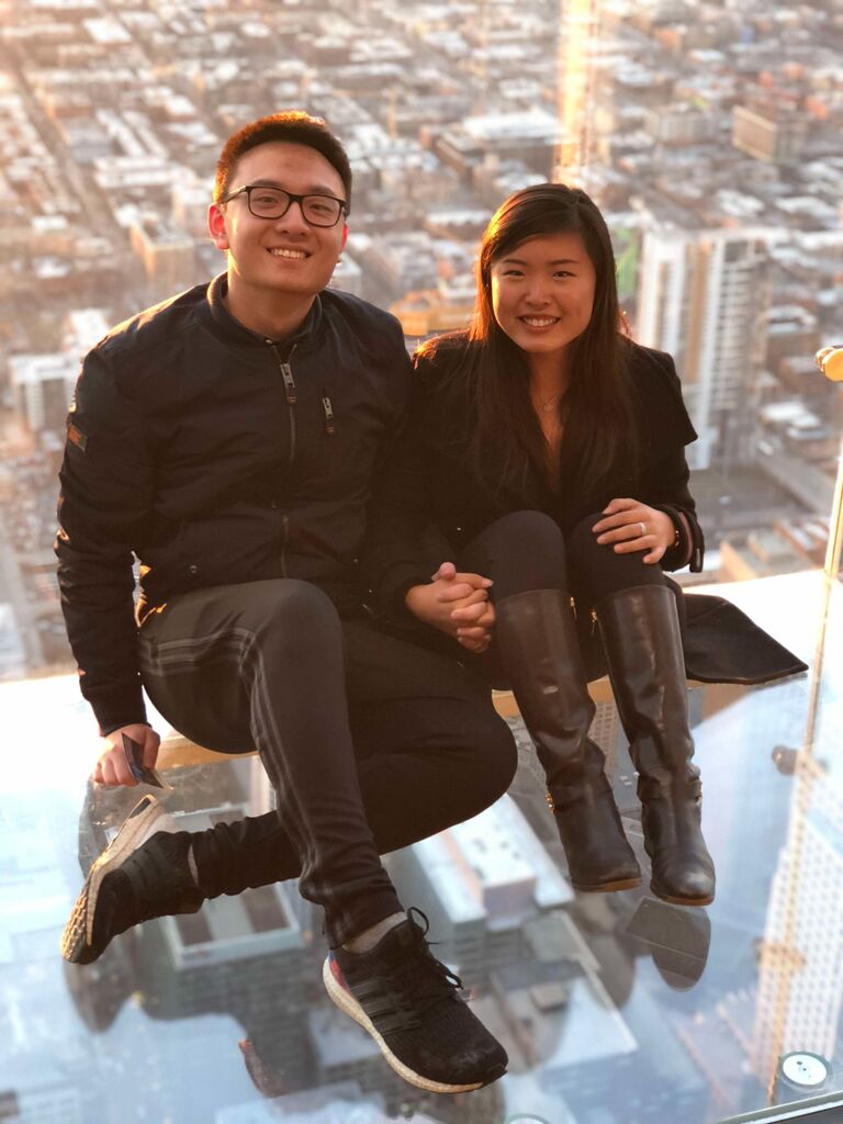 Joanna visits Ben during long distance while he's interning in Chicago!