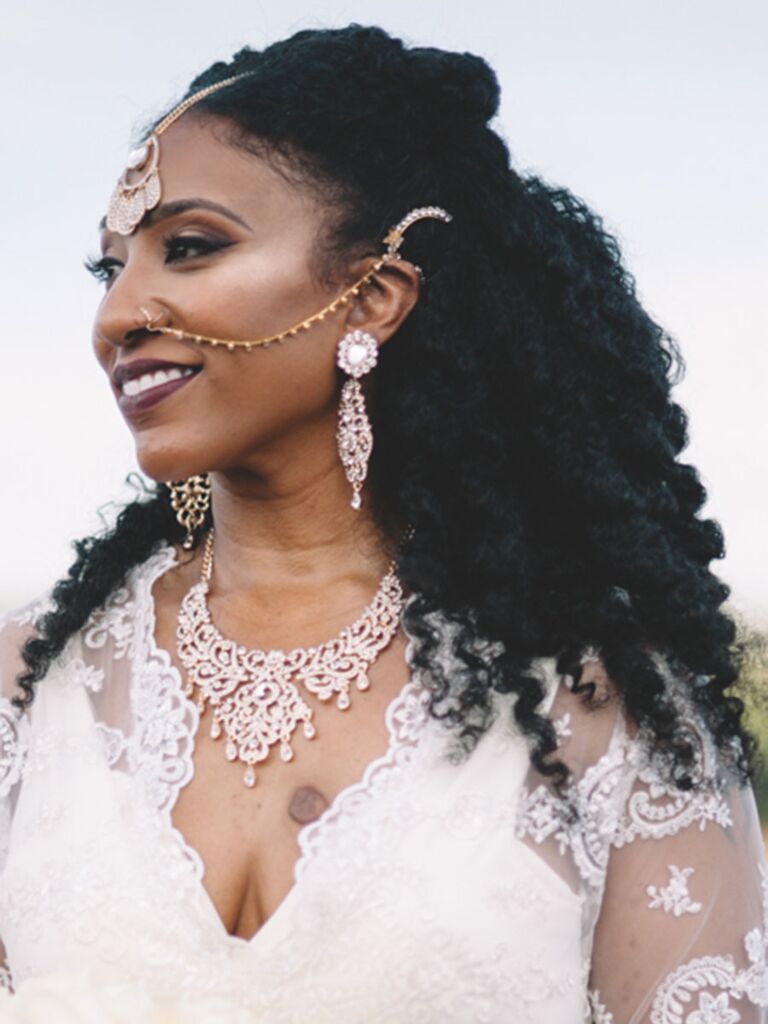 natural hair wedding styles