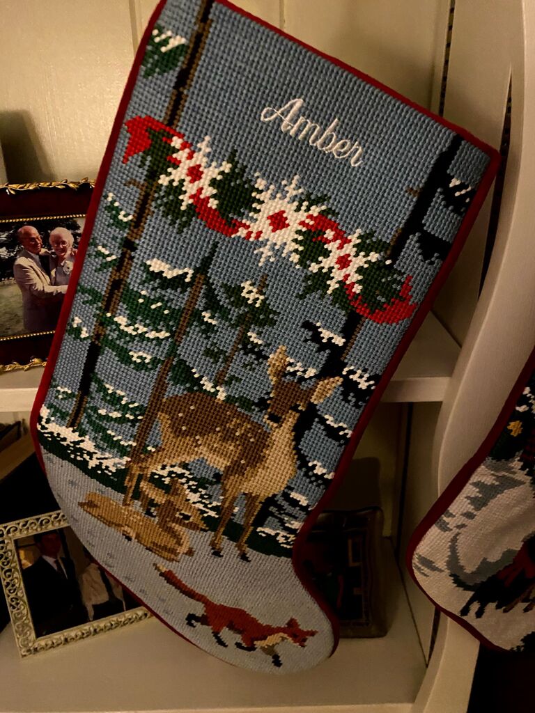 Amber finally got a stocking in the Schleicher household!